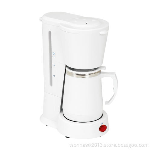 Anti-Drip Plastic Coffee Maker 0.4 Liter with Ss Cup